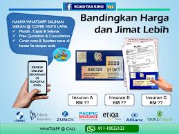 Calculator roadtax dan insurans kereta. Road Tax King Nak Bandingkan Harga Insuran Kenderaan Dan Facebook