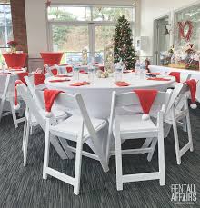 Christmas Spandex Linens And White Resin Chairs Ikea Dining Wedding Rentals Party Rentals Equipment