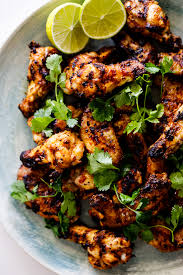 Place chicken wings on a baking sheet and bake for 30 minutes, brushing occasionally with marinade. Tandoori Grilled Chicken Wings Simply Delicious