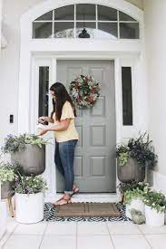 Getting Your Porch Ready For Spring Within The Grove Front Porch Ideas Curb Appeal Front Porch Flowers Small Front Porches