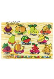 Akan tetapi, ada juga buah apel yang berwarna kuning atau hijau saja sudah matang. Jual Toylogy Mainan Edukasi Anak Puzzle Kayu Gambar Aneka Buah Buahan Fruit Wooden Original Zalora Indonesia