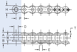 Chain Chains Metric Roller Chain Detachable Chain Roller