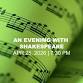 An Evening with Shakespeare event image