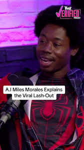 The AI Miles Morales explains what happened in the incident where he broke  character during his livestream. #npc #ai #podcast #viral