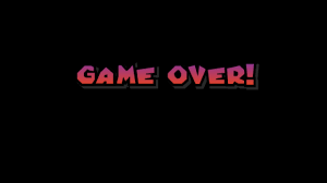 The Game Over Screen From New Super Mario Bros Wii Super Mario Bros Game Over Screen Super Mario