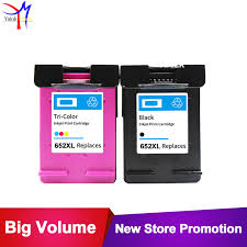 2pk For Hp 652xl 652 Xl 652 652xl Ink Cartridge Compatible For Hp Deskjet 1115 1118 2135 2136 2138 3635 3636 4536 4535 Printer