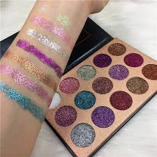 Beauty Glazed Colorful Shimmer Eyeshadow Palette Long Lasting Eye Shadow Natural Makeup Shimmer Eyeshadow Palette Glitter Eyeshadow Palette Pressed Glitter Eyeshadow Palette