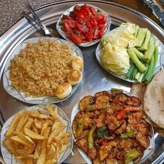 غداء الشهر كامل إقتصادي و موفر😋 بدون لحوم😋 افتحو الصور😋👇⤴️