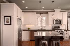 Before kitchen remodel with oddly shaped island. American Foursquare Revived Traditional Kitchen Nashville By Trace Ventures Houzz