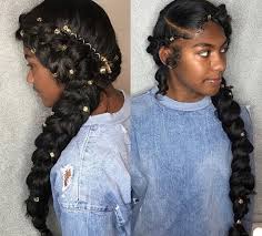 Braiding does not always have to be the same boring style that is repeated over and over again. Side Braid Updo Natural Hair