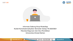 Praktikum teknik tenaga listrik tem. Grup Kelas Matakuliah Kemuhammadiyahan Fkip Semester Genap 2020 2021 Fkip Uad