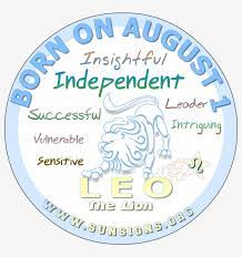 You don't take things lightly and are quite serious when you need to be like that. If You Are Born On August 1st Then You Are A Leo Who Zodiac Sign For January Free Transparent Png Download Pngkey