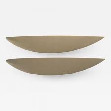 The astro velo 390 indoor wall sconce is made from plaster and supplied unfinished, allowing it to be tailored to suit your interior décor. Maison Arlus Two Very Long French Mid Century Modern Plaster Wall Sconces Attributed To Arlus