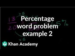 Percent Word Problem Recycling Cans Video Khan Academy