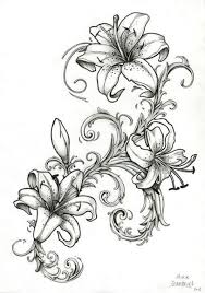 Black And White Lily Tattoo Designs 67 Ideas For Flowers Tattoo Black And White Google Tiger Lily Tattoos Lily Flower Tattoos Best Sleeve Tattoos