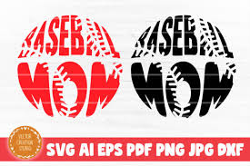 Download Baseball Mom Circle Svg Cut File Graphic By Vectorcreationstudio Creative Fabrica PSD Mockup Templates