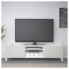 Besta Tv Unit With Drawers White Lappviken Light Gray 70 7 8x15 3 4x18 7 8 180x40x48 Cm Tv Unit Large Drawers Storage Spaces