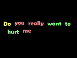 Culture Club Do You Really Want To Hurt Me Lyric Video Youtube