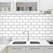 The smooth finish and high sheen of thisthe smooth finish and high sheen of this wall tile will bring a clear, neat look to your room. Kitchen Wallpaper B Q Pattern Paisley Motif Wallpaper Visual Arts 126869 Wallpaperuse