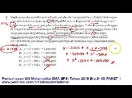 Soal limit aljabar yang diselesaikan dengan pemfaktoran. Pembahasan Soal Hots Un Unbk Matematika Sma Ma Ips 2018 No 9 10 Youtube