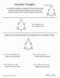 Introduction To Isosceles Triangles Homeschool Math Middle School Geometry Geometry Worksheets