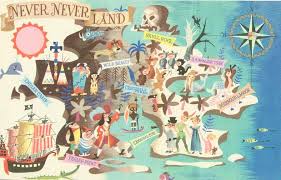Neverland Map Peter Pan Disney Mary Blair Disney Art
