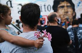La tragedia sacudió a toda la argentina, donde. An Immense Sadness Argentina Mourns Death Of Maradona Sports The Jakarta Post