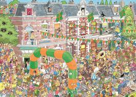 Nijmegen Marches 1000 Pieces Jumbo Puzzle Warehouse Puzzle Art Nijmegen Cartoon Puzzle