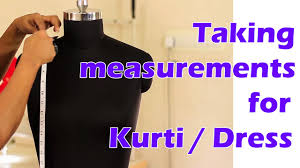 Lesson 1 How To Take Body Measurements For Womens Kurti Dress Easy Step By Step