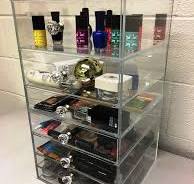 Glamourebox Clear Acrylic Makeup Organizer Crystal Edition 7 ...