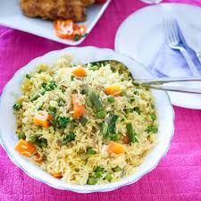 I made this some weeks back and will be giving you a step by step recipe. Quick One Pot Vegetable Rice Veena Azmanov