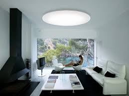 Led Deckenleuchten Rund Metall Gewoelbt Wohnzimmer Weiss Wand Couch Stuhle Tisch Schwarz Kamine Teppic Lampen Wohnzimmer Design Lampen Deckenleuchte Wohnzimmer