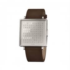 Maybe you would like to learn more about one of these? Biegert Funk Qlocktwo W39 Copper Leather Brown Questo Design