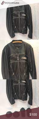First Racing Leather Motorcycle Jacket Lrg W Pads Leather Motorcycle Jacket Jackets Clothes Design