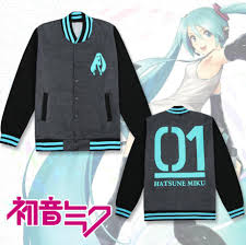 Our team chose the following anime hoodies for their quality selection and comfortable materials. Hatsune Miku Outwear Coat Anime Jacket Baseball Uniform Women Clothes Cosplay Costume Girls Clothes Zipper Coats And Jackets Buy At The Price Of 26 99 In Aliexpress Com Imall Com