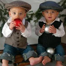 It S National Twins Day From Aug 3 5th So I Just Had To Post Some Adorable Sets Of Twins In Littlelidsboston Scal Cute Baby Clothes Toddler Hat News Boy Hat