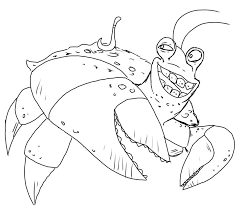 Crab tamatoa moana coloring pages. Tamatoa Coloring Pages Free Printable Coloring Pages For Kids