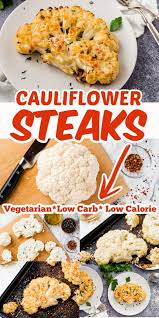 Cauliflower Steaks Roasted Cauliflower Steaks Cauliflower Steaks Vegetarian Entrees