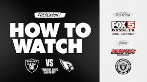 How to watch, listen to and livestream Raiders vs. Cardinals
