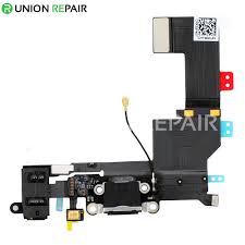 Remove the dock connector assembly from the iphone, minding any cables that may get caught. Replacement For Iphone 5s Dock Connector Flex Cable Black