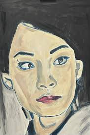 Lucy Liu Painting by Antonino Siragusa