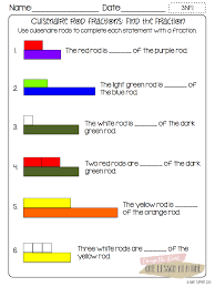 One Lesson At A Time Cuisenaire Rod Cuisenaire Math Fractions