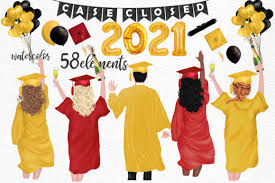 Download Graduation Clipart Graduate Students Graphic By Lecoqdesign Creative Fabrica