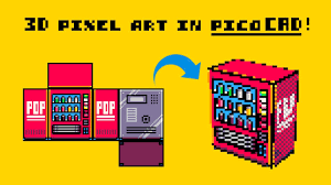 Pixel art is saved in file formats that use lossless data compression such as gif or png format. Making 3d Pixel Art Using Picocad Youtube