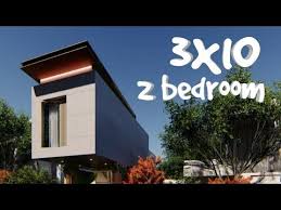 30 Sqm Simplicity Tiny House With 2 Bedroom Desain Rumah Kecil 3x10 Modern Minimalis Youtube Desain Rumah Desain Rumah Kecil Rumah Kecil