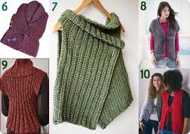 Lavorare a maglia con i ferri accorciati a legaccio. Raccolta Di Idee 10 Progetti Per Fare Gilet Invernali A Maglia E Uncinetto Alessia Scrap Craft