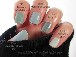 Essie Maximilian Strasse Her Review And Comparisons Essie Gel Nails Light Green Gel Nails Hair Nails Make Up