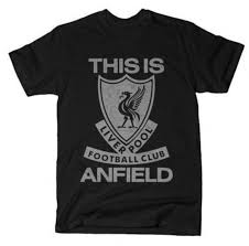 Liverpool Fc This Is Anfield T Shirt Grey On Black Anfield Shop