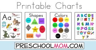 Free Printable Classroom Charts Kids Learning Charts Kindergarten Learning Classroom Charts