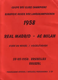 İkinci başkanlık döneminde yaptığı ac milan. 1958 European Cup Final Wikipedia
